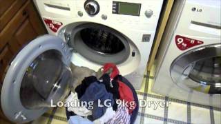 LG Steam Washer amp LG Dryer Mixed Load Pt 2 [upl. by Handler]