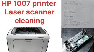 Hp P1007 Printer  Hp 1007 Laser Unit Clean Problem  HP LaserJet P1007 Scanner Unit Service [upl. by Guise]