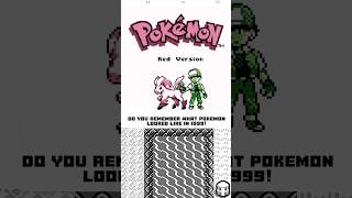 Do You Remember Pokémon in 1999 shorts pokemon [upl. by Rikki]