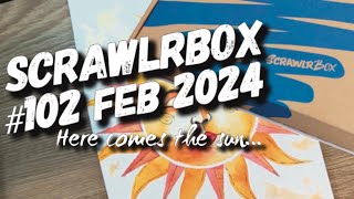 SCRAWLRBOX 102 UNBOXING AND CHALLENGE [upl. by Skip519]