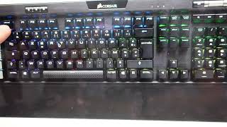 Hard Reset Corsair K95 RGB Platinum Keyboard [upl. by Aisilef]