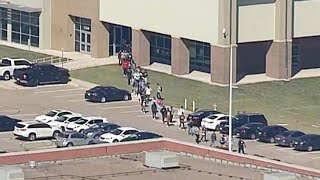 Texas High School Goes Into Lockdown After Shots Ring Out [upl. by Cello]