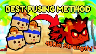 NEW BEST FUSING METHOD TO GET RAINBOW WILD FIRE AGONY IN PET SIMULATOR X [upl. by Dlaniger]