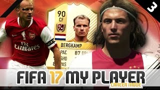 DENNIS BERGKAMP IN CAREER MODE  FIFA 17 Career Mode Player wStorylines  Episode 3 [upl. by Esiuqram592]