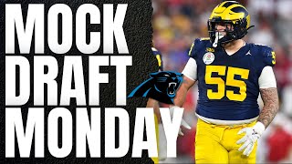 🏈 Mock Draft Monday 20 Panthers Add Future Stars amp Surprise Picks 🏈 [upl. by Valina70]