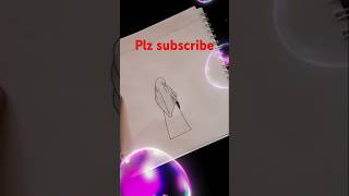 A girl drawing with hijab everyonecandraw drawing artandcraft artandcraft viral video short [upl. by Morris951]