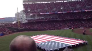 Reds 2013 Opening Day Ceremonies [upl. by Monro]