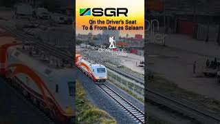 On the Electric SGR Drivers Seat  To and From Dodoma  TANZANIA   Leisure Rides [upl. by Narra]