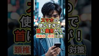 スマホの使いすぎで首に異常が！頚椎症の原因と対策頚椎症スマホ首ストレートネック [upl. by Teerprah]