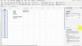 Medidas de Tendencia Central y Variabilidad en Excel para Mac [upl. by Bartholomew289]