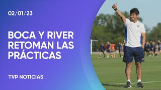 Boca y River retoman las prácticas [upl. by Kask87]