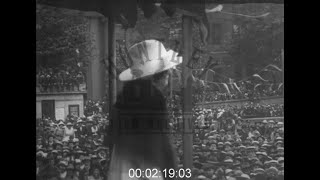 Suffragette Protests in the 1910s  Film 1018653 [upl. by Farrand]