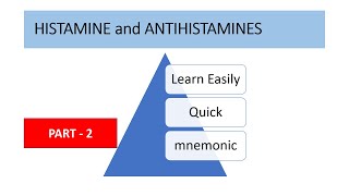 Histamines amp Antihistamines Part  2 histamine receptors  mnemonics tamilecpharmacology [upl. by Saalocin]