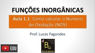 Introdução ao conceito de Número de Oxidação  Aula 11  Prof Lucas Fagundes [upl. by Niwrek]