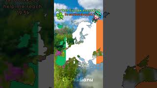 Perfect Europe according to seriousboy34 🇮🇪💰shortstrending viralvideomappinggeography ireland [upl. by Bak]