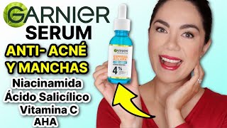 NUEVO SERUM GARNIER ANTIIMPERFECCIONES Y MANCHAS  MARIEBELLE COSMETICS [upl. by Ennovehs543]