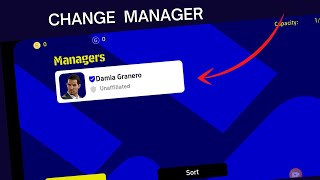 How to change manager in eFootball 2024 [upl. by Thomsen188]