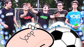 SLIP AND SLIDE FOOTBALL CHALLENGE MATES amp FAVIJ CALCIO SAPONATO [upl. by Noonan]