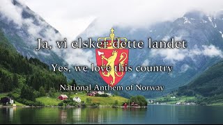 National Anthem Norway  Ja vi elsker NEW VERSION [upl. by Okeim]