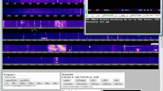 Decoding Morse Code transmission from live radio broadcast [upl. by Landmeier]