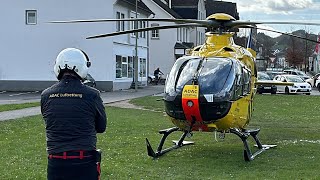 Fußgängerin von Lkw erfasst  Rettungshubschrauber im Einsatz [upl. by Javier]