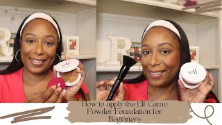 How to apply the Elf Camo powder foundation for beginners [upl. by Nylasej]