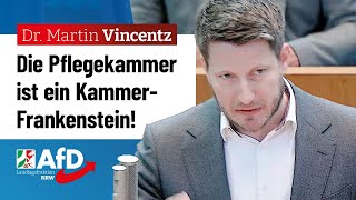 Die Pflegekammer ist ein KammerFrankenstein – Dr Martin Vincentz AfD [upl. by Twelve]