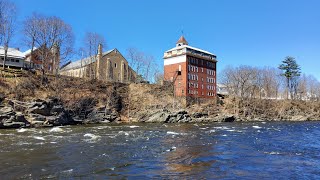 Eclipse near Skowhegan Maine and a dam video [upl. by Yessydo]