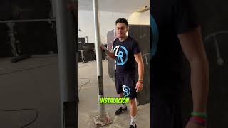 Álex Segura se lleva 2 farolas a su gimnasio de parkour😳 [upl. by Ylnevaeh372]