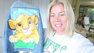 Come paint with me Creating a Lion King inspired Simba jacket [upl. by Giffer23]