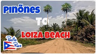 Exploring 4k Piñones to Loiza beaches  A stunning coastal journey [upl. by Ynohtnanhoj]