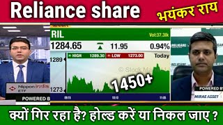 Reliance share newskyu gir raha haiAnalysisreliance industries share latest newstarget tomorrow [upl. by Matthia]