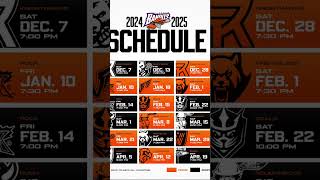 Here is the 202425 Bandits schedule for who wants it [upl. by Gibun]