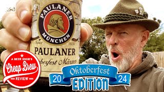 Paulaner Oktoberfest Marzen 2024 Hurricane Helene Beer Review by A Beer Snobs Cheap Brew Review [upl. by Conners]