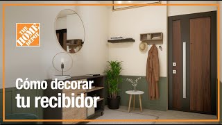 Cómo decorar tu recibidor  Organización y decoración [upl. by Ziza]