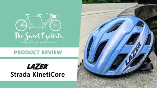 Lazer Strada KinetiCore Cycling Helmet Review  feat 21 Vents  Top Mounted ScrollSys Belt [upl. by Eladnwahs171]