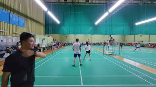 Chibi Titans vs Princes Hill AiYah XD2  Badminton Veterans 2024 Geelong [upl. by Zulema]