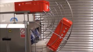 Nowicki crate washer MPP150  Havantec Food Equipment [upl. by Ybloc14]