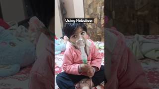 Self Nebuliser Training  How to use Nebuliser  Nebuliser using by baby  winter use nebulizer [upl. by Aicrop223]