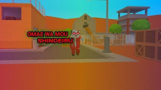 OMAE WA MOU SHINDEIRU  Funny Moments  Block strike [upl. by Zined]