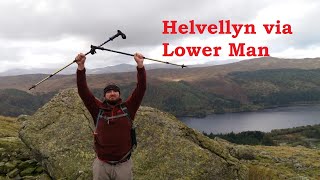 Helvellyn via Lower Man hike Lake District National Park [upl. by Cris]