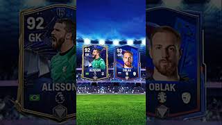 🇧🇷Alisson vs Oblak🇸🇮  fcmobile fifamobile fifa fifa23 fifa22 football vs [upl. by Liarret]