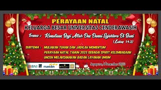 PERAYAAN NATAL KELUARGA BESAR UNIVERSITAS CENDERAWASIH [upl. by Gnim]