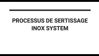 Processus de sertissage dun câble [upl. by Kroll]