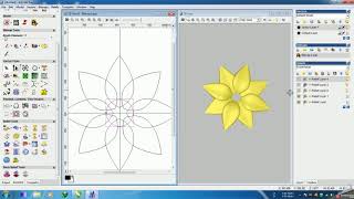 Artcam 3D leaves making tutorial [upl. by Griswold]