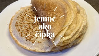 Najlepšie Palacinky jemné ako čipka  Palacinky na slano so Špenátom [upl. by Winonah864]