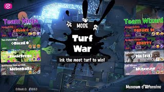 Splatoon 3  Splatoween 2024  Open Battle  Museum dAlfonsino  Team Ninja vs Team Wizard [upl. by Dunning]