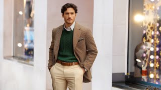 Men’s Street Style Fashion Ralph Lauren Display amp Winter Fashion [upl. by Fryd]