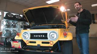 1966 Toyota FJ40 for sale with test drive driving sounds and walk through video [upl. by Alithia]