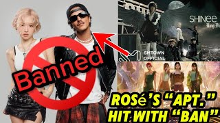 BLACKPINK Rosé’s “APT” Hit With “Ban” That Proves Its Massive Success  Kpop News  apt rosé [upl. by Humble]